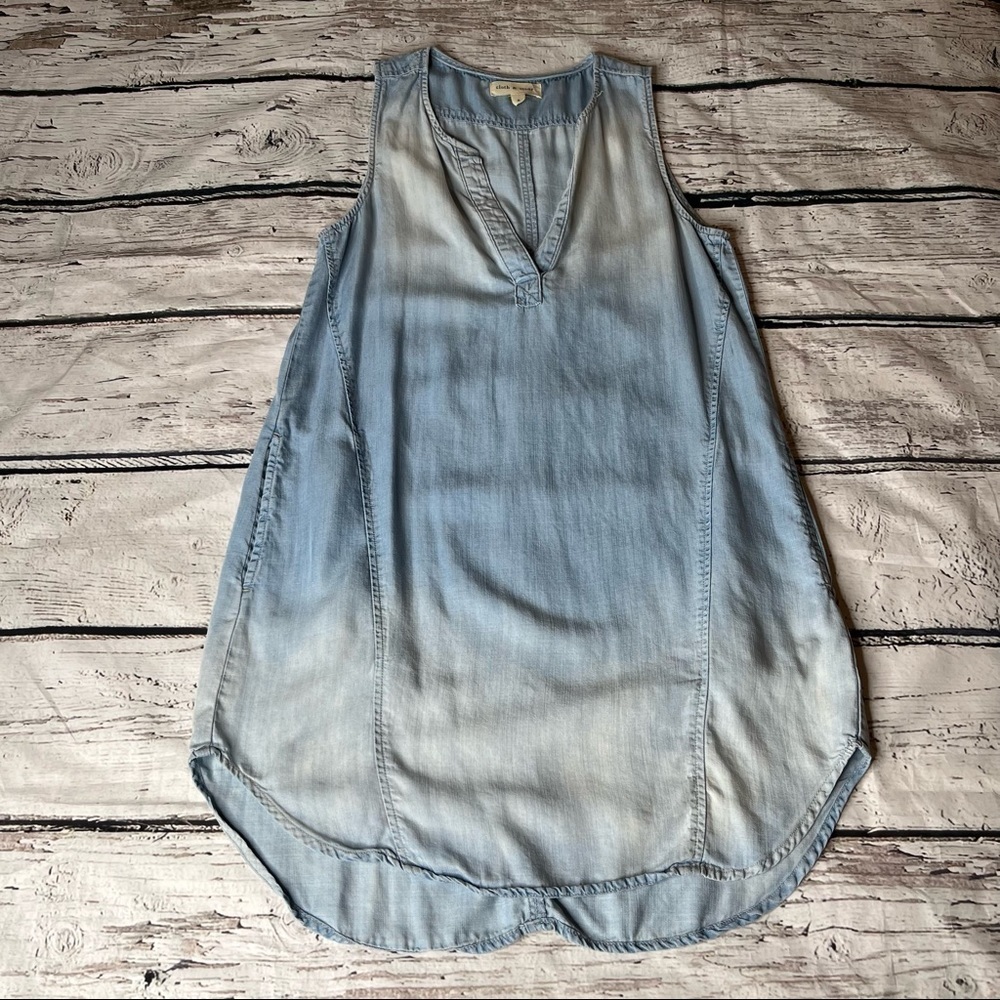 Cloth & Stone Chambray Tunic Dress Size S - Picture 8 of 8